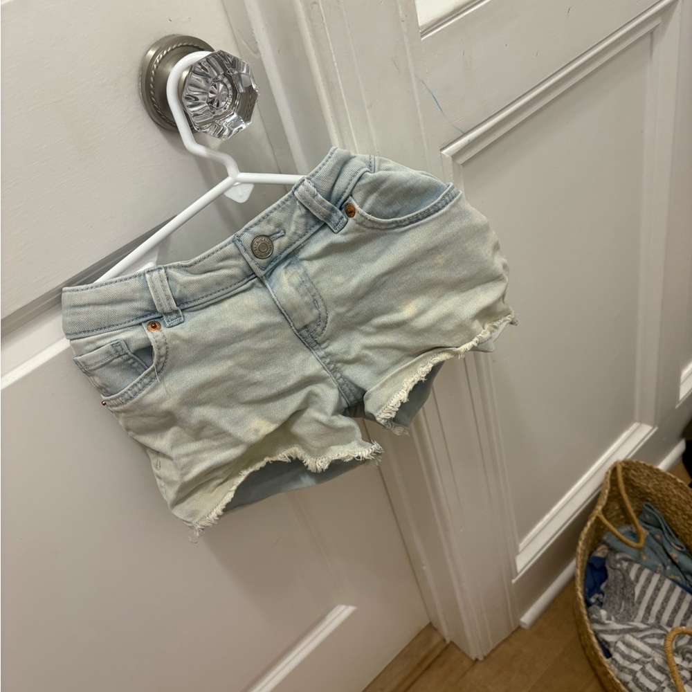 Light Blue Denim kids Shorts